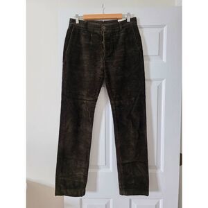 Sid Mashburn Field Pant Chocolate Corduroy 31/32 $295